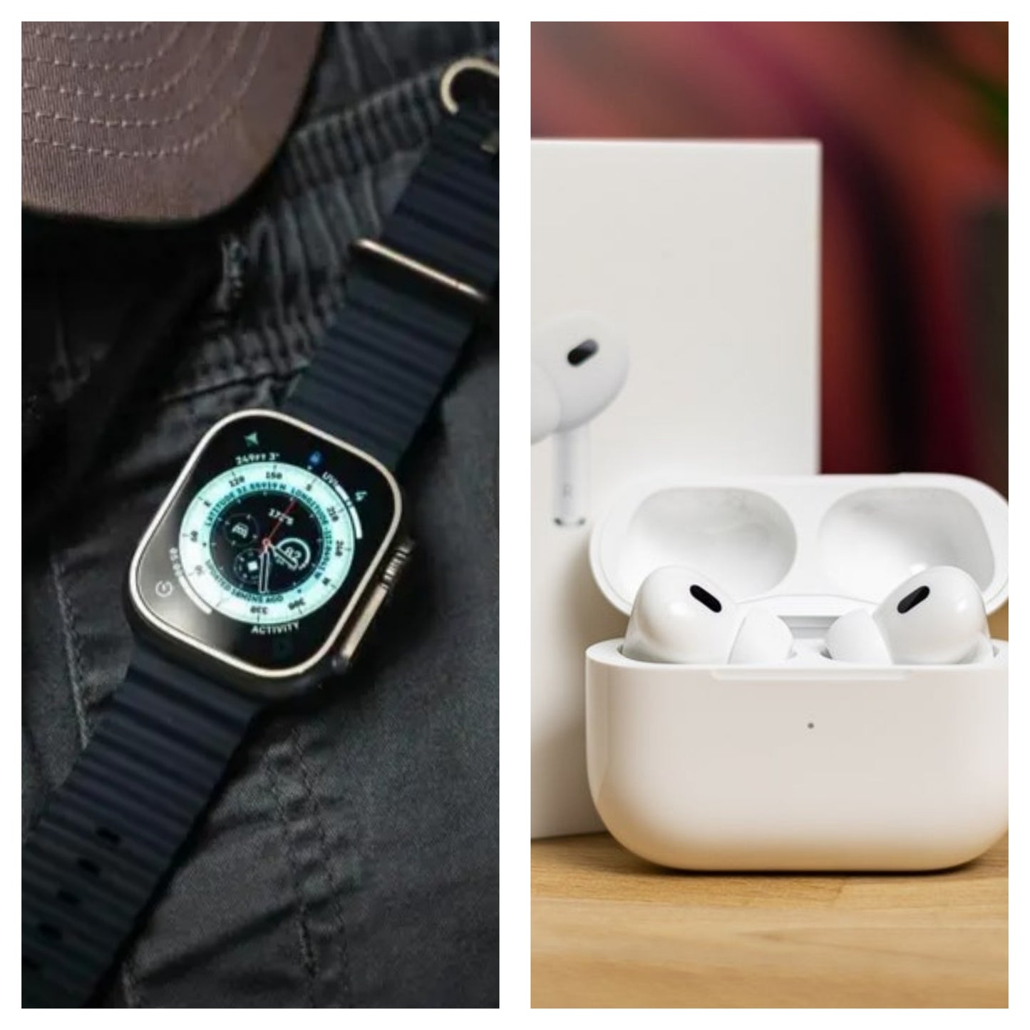 Apple Airpods Pro 2nd Gen+Android 9.0 Ultra Smartwatch
